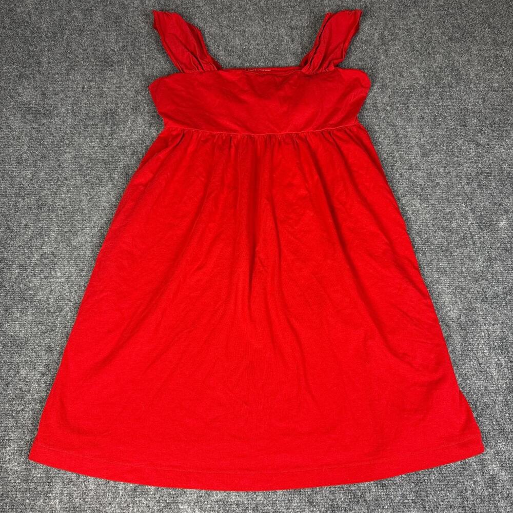 victoria secret red empire dress